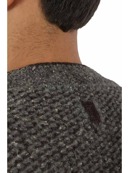 Gilet Canali In Maglia Grigio